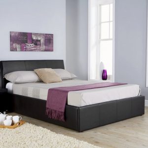 Alaska-Black-Leather-Ottoman-Bed-Frame