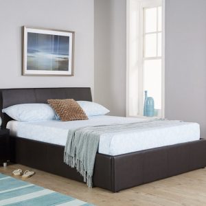 Alaska-Brown-Leather-Ottoman-Bed-Frame