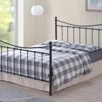 King Albania Black Bed Frame