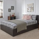 Arizona Brown Leather Bed Frame
