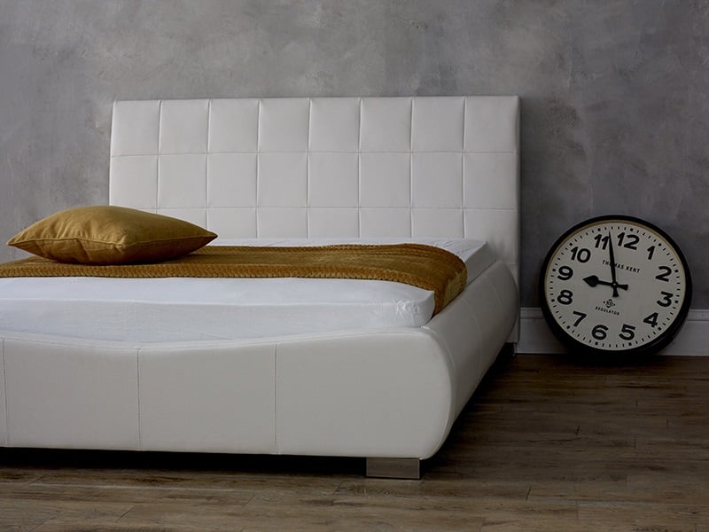 Limelight Super King Dorado White Bed, Bed Frame King White