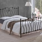 France Black Bed Frame