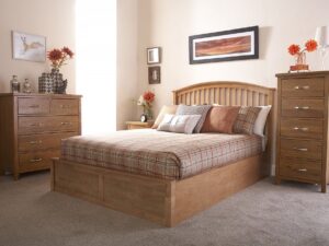 Kansas-Natural-Oak-Ottoman-Bed-Frame