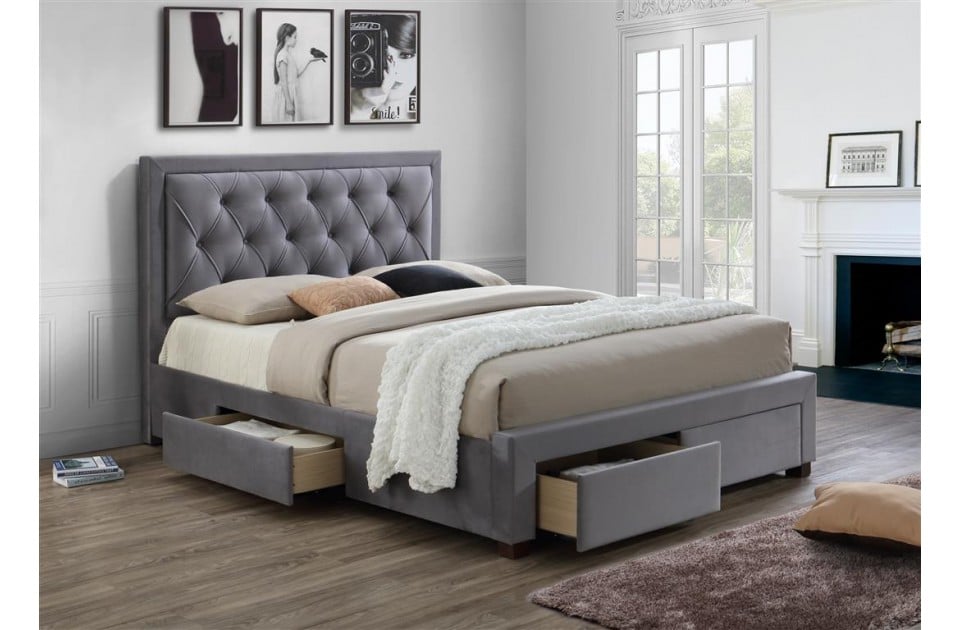 Birlea Woodbury Grey Bed Frame