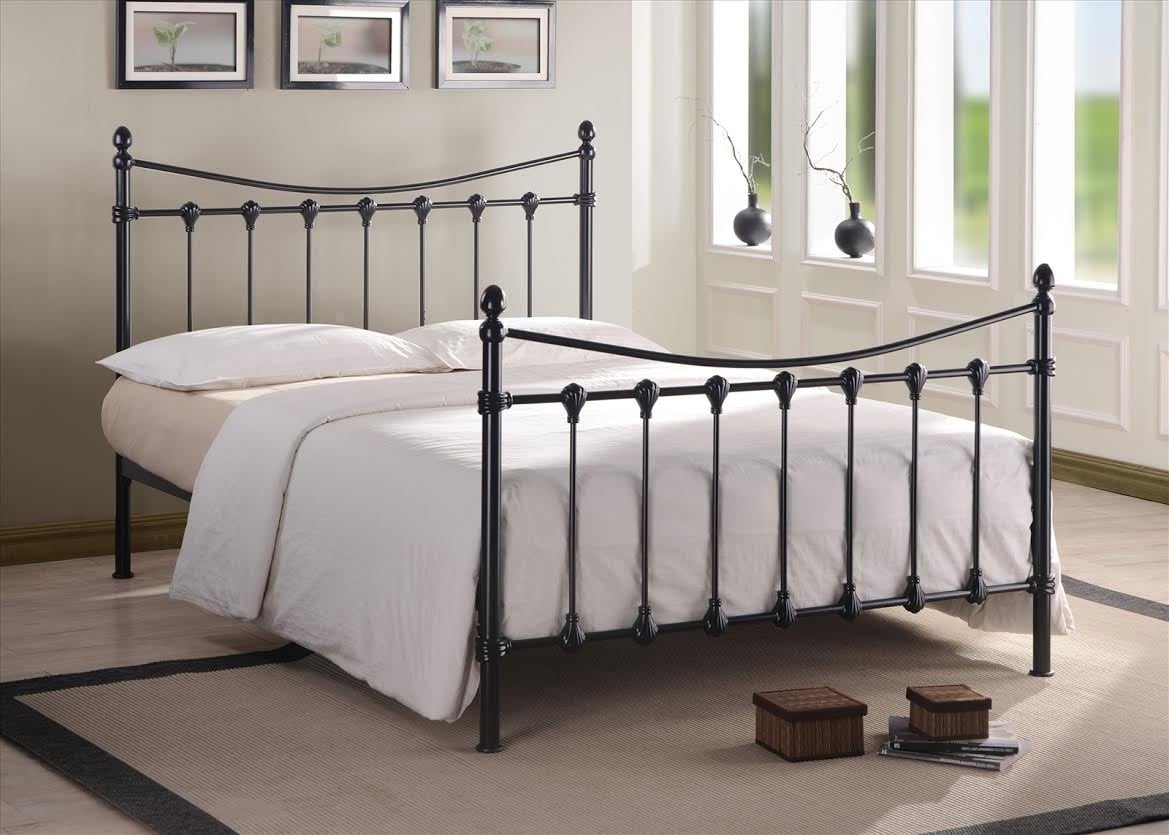 Small Double Greece Black Bed Frame - Dublin Beds