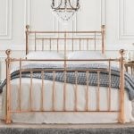Italy Rose Gold Bed Frame