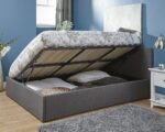 Ohio Grey Ottoman Bed