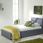 Alaska Grey Single Ottoman Bed Frame