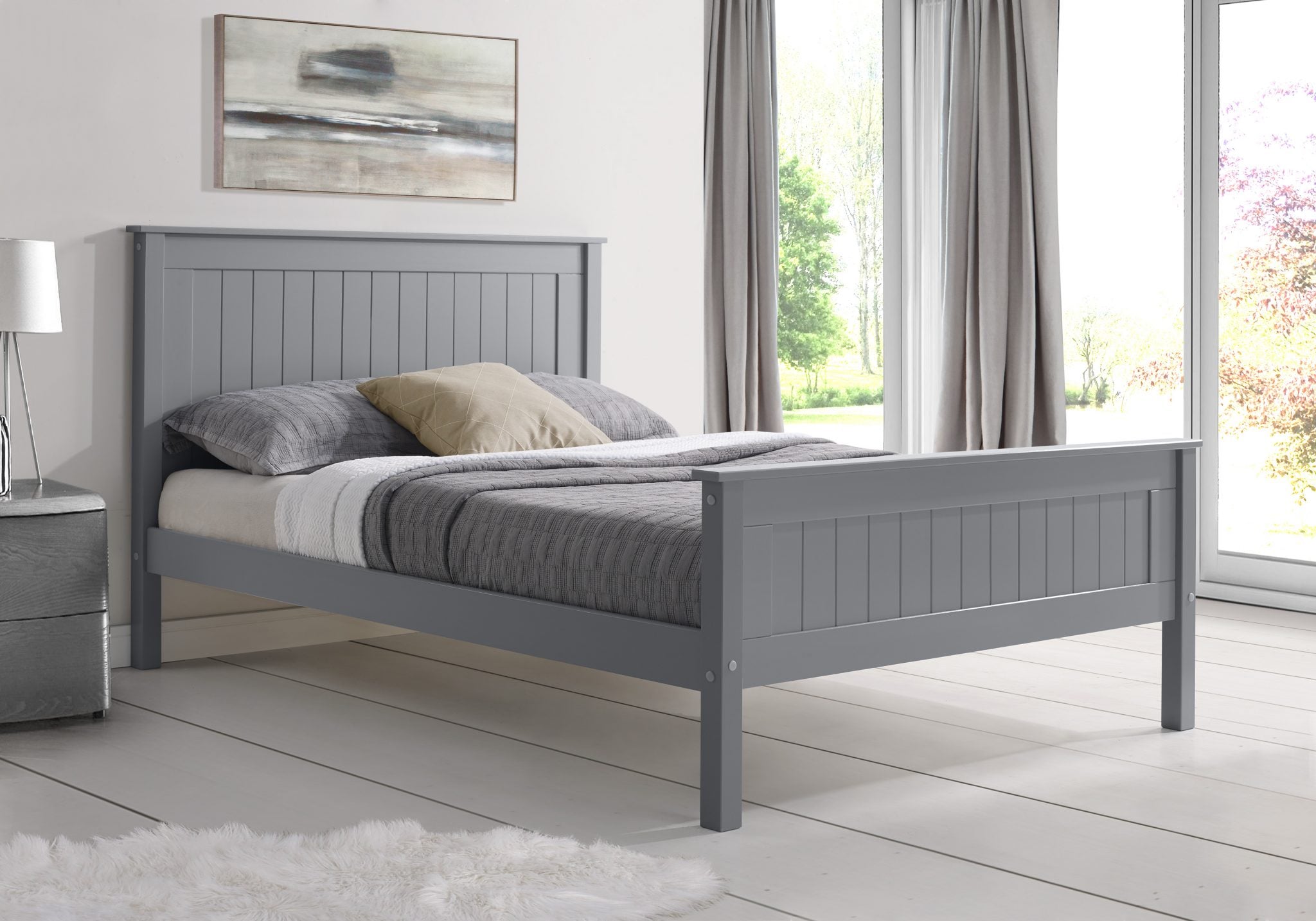 Limelight Taurus Grey Single Bed Frame Dublin Beds